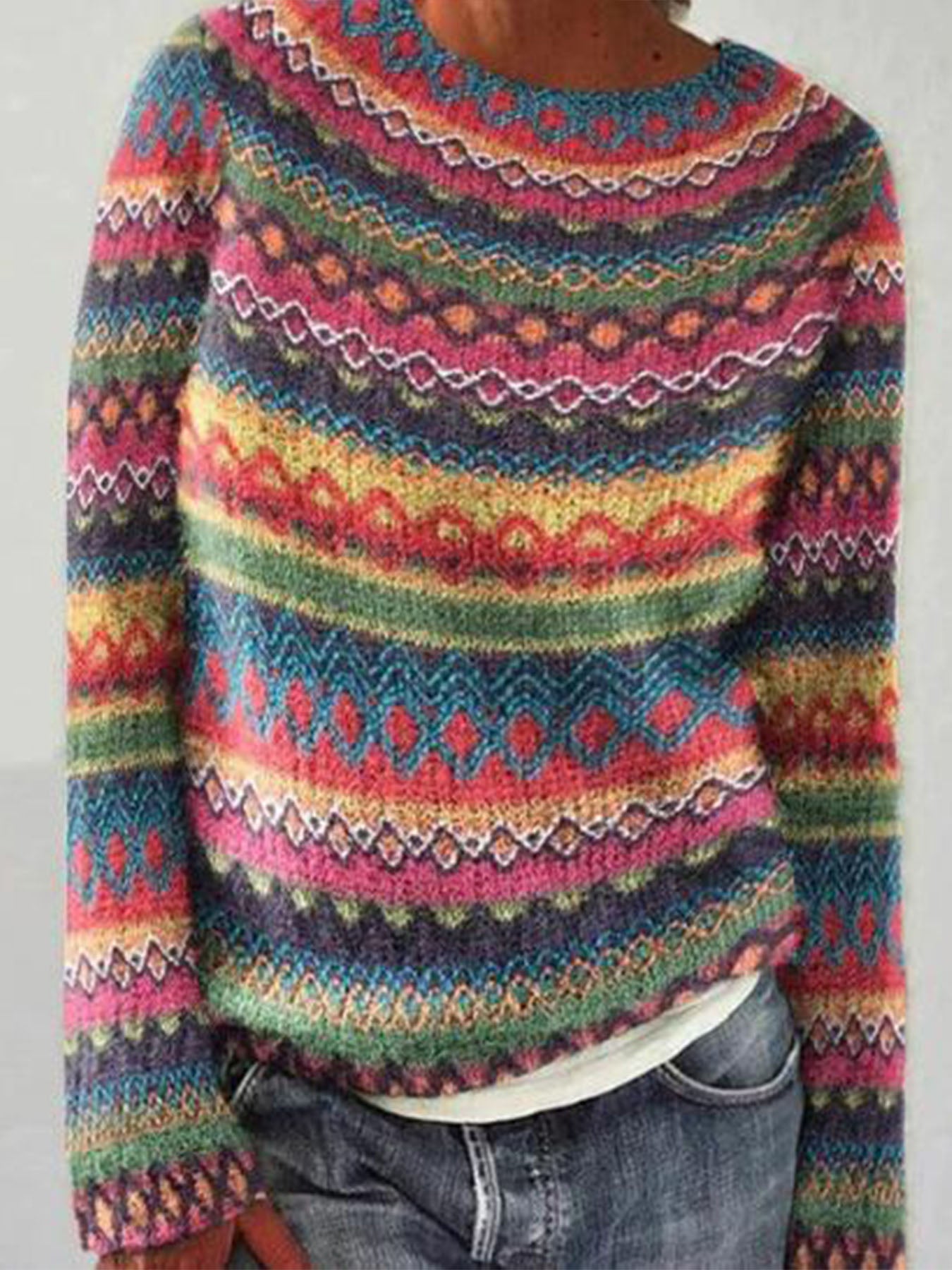 Vorioal Warm Knit Pullover