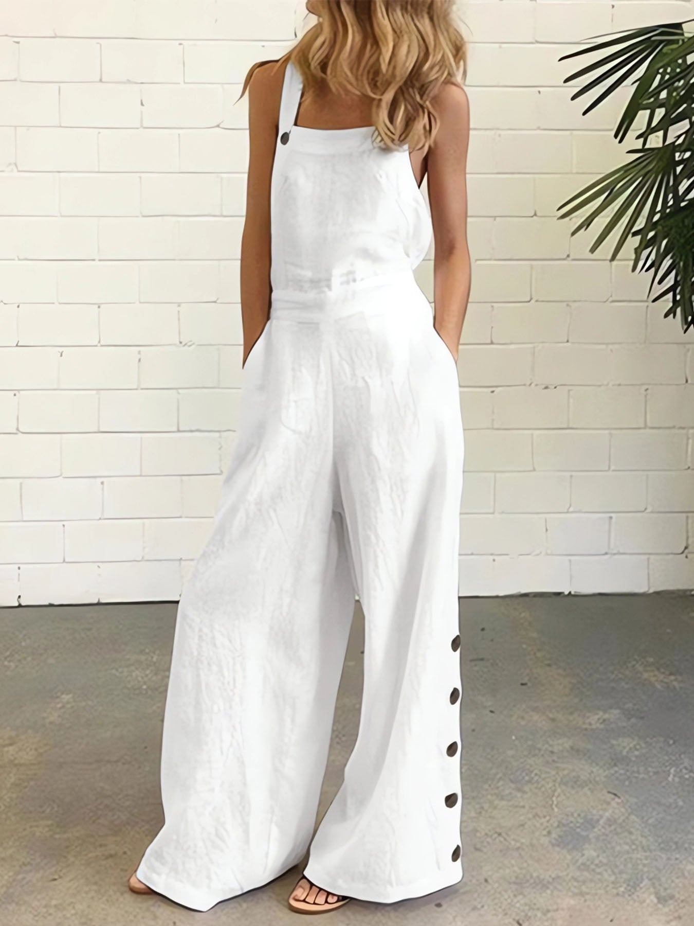 Sleeveless Casual Jumpsuits