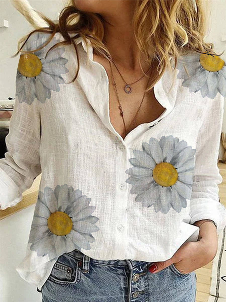 Flower Print Shirt