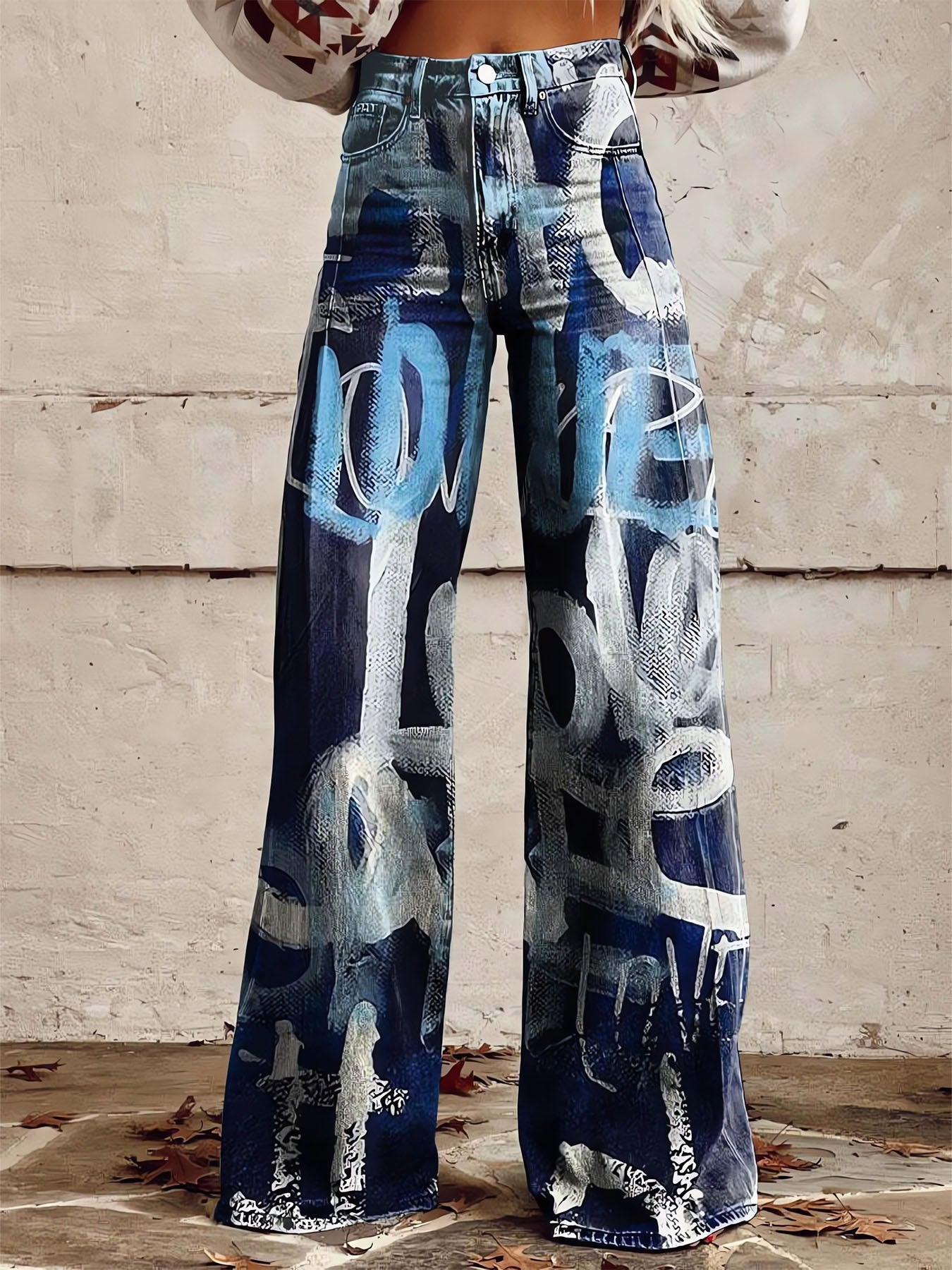 Vorioal Love Print Pants