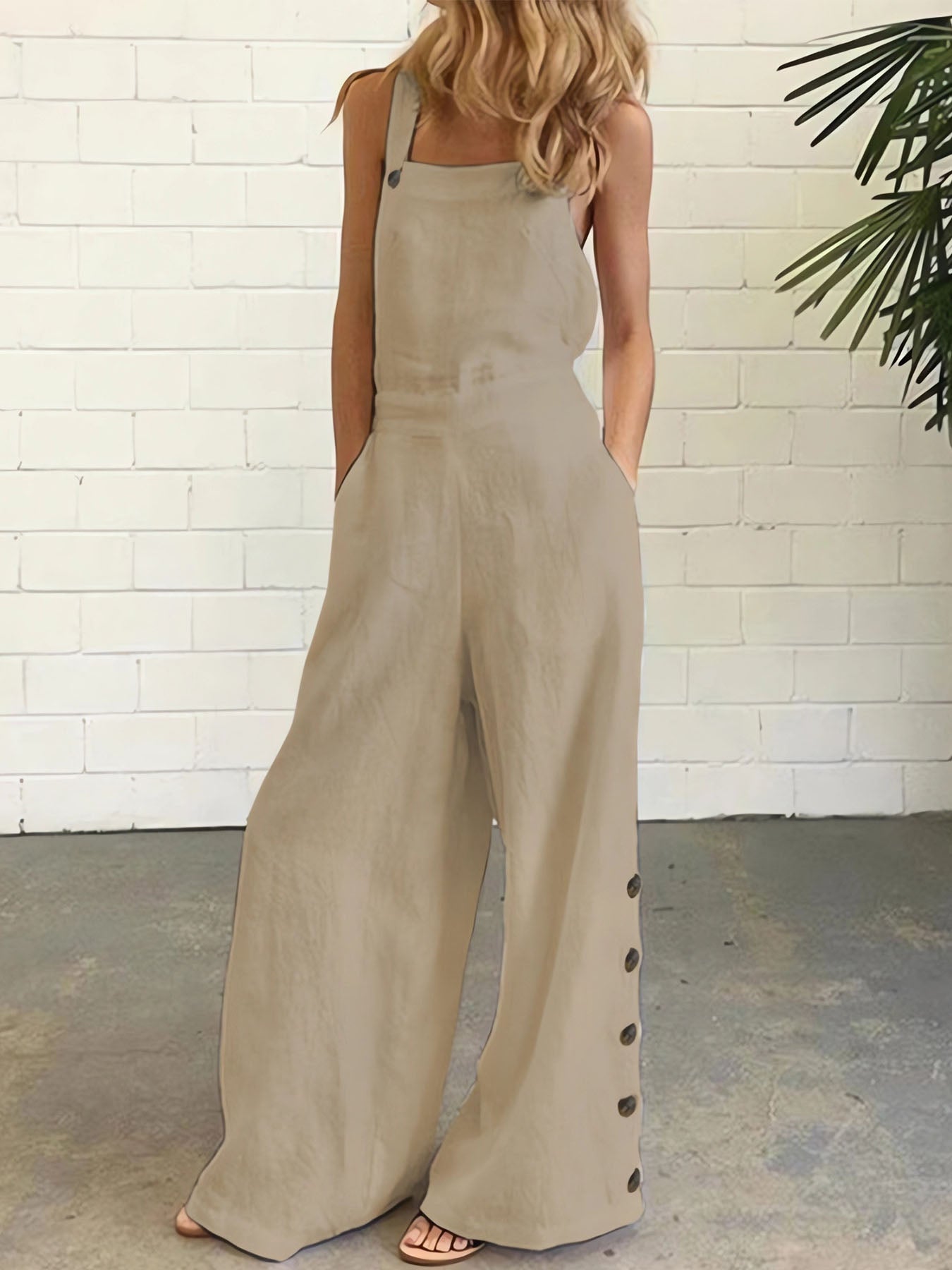 Sleeveless Casual Jumpsuits