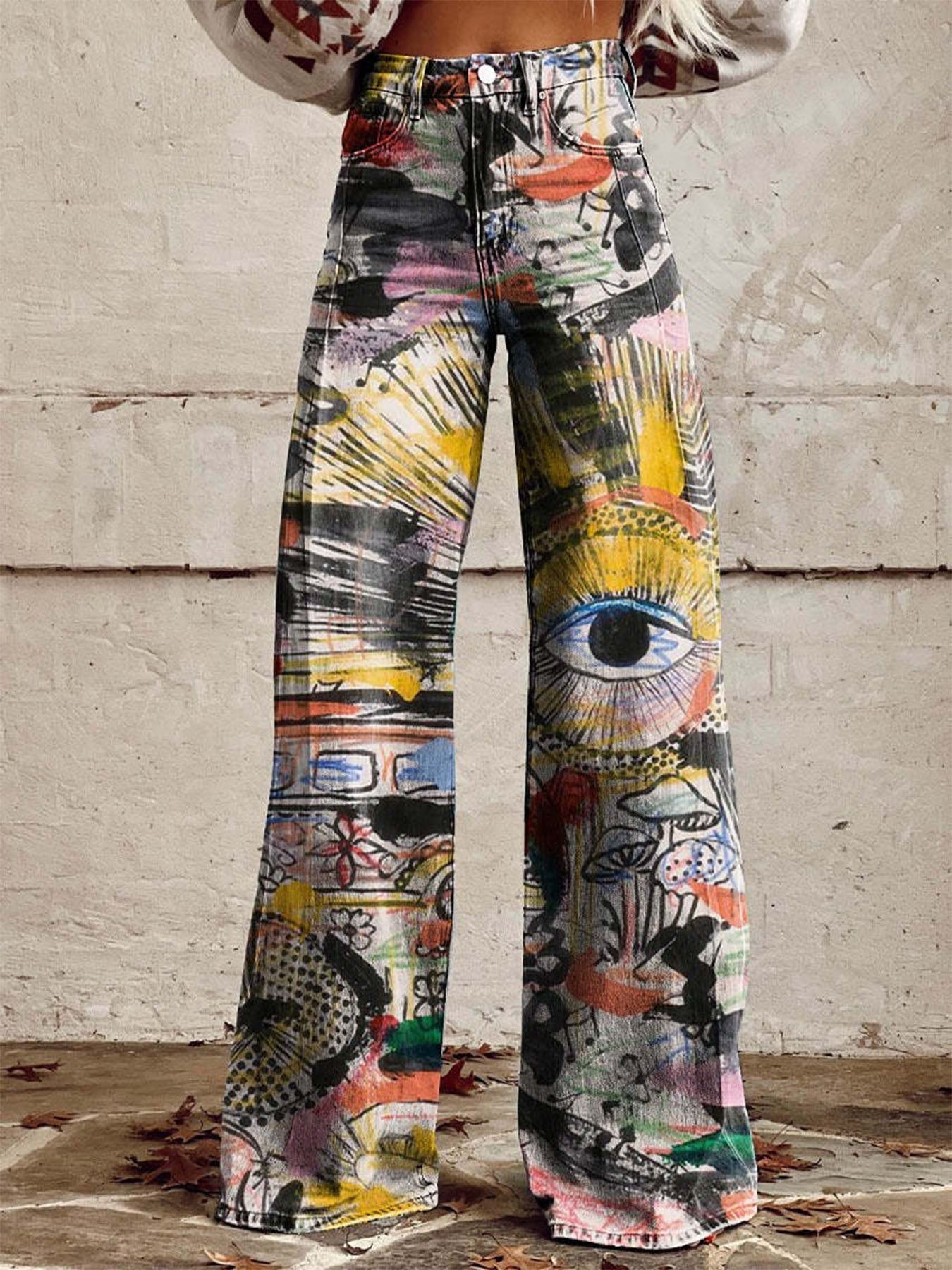 Vorioal Abstract Art Pants