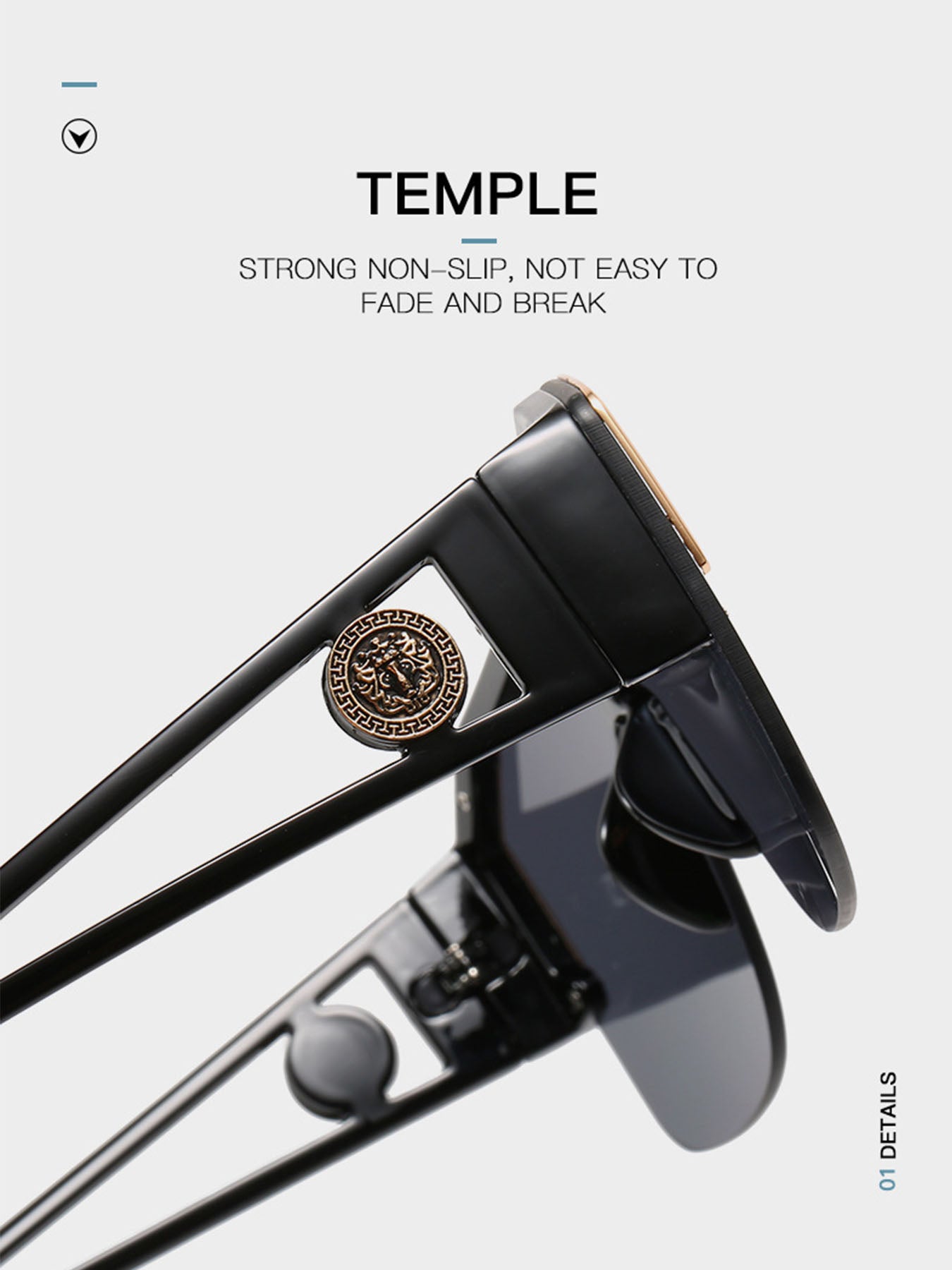 Personalized Hollow Temple Sunglasses