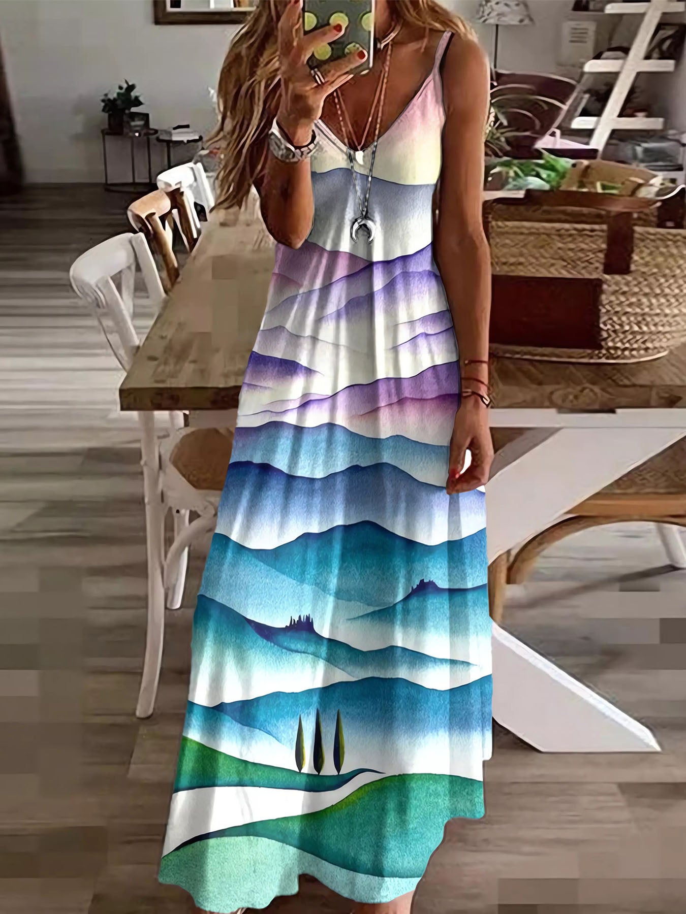 Cascade Maxi Dress