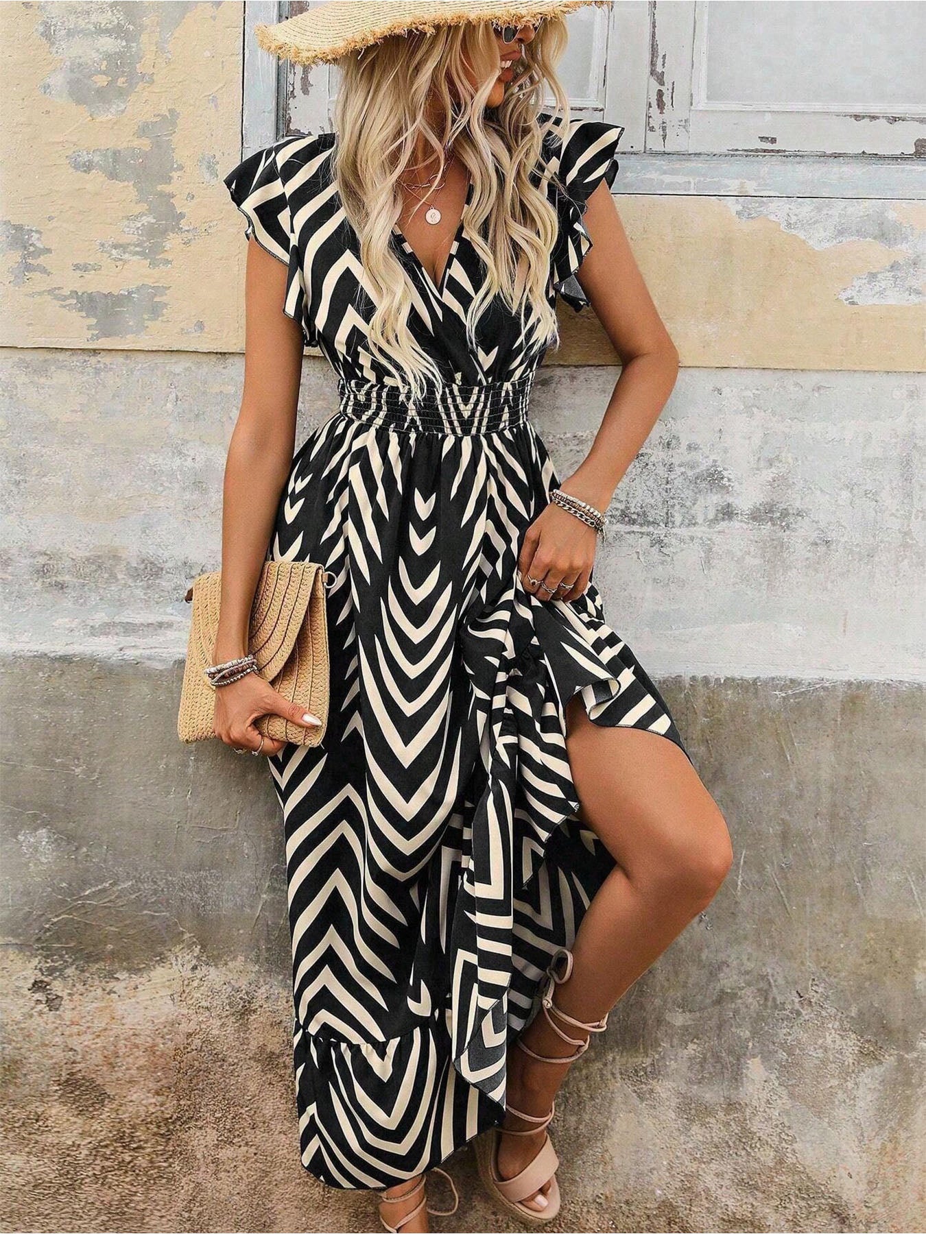 Vorioal Boho Style Leisure Dress