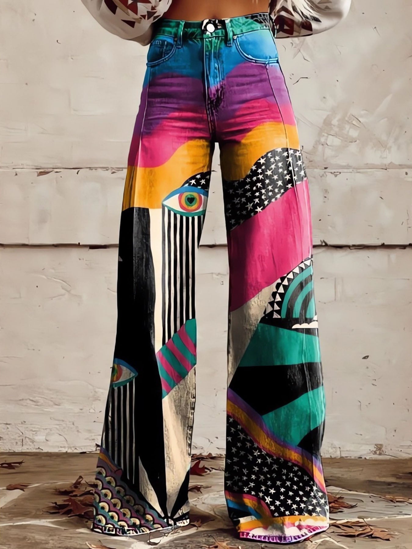 Vorioal Tie-dye Pants