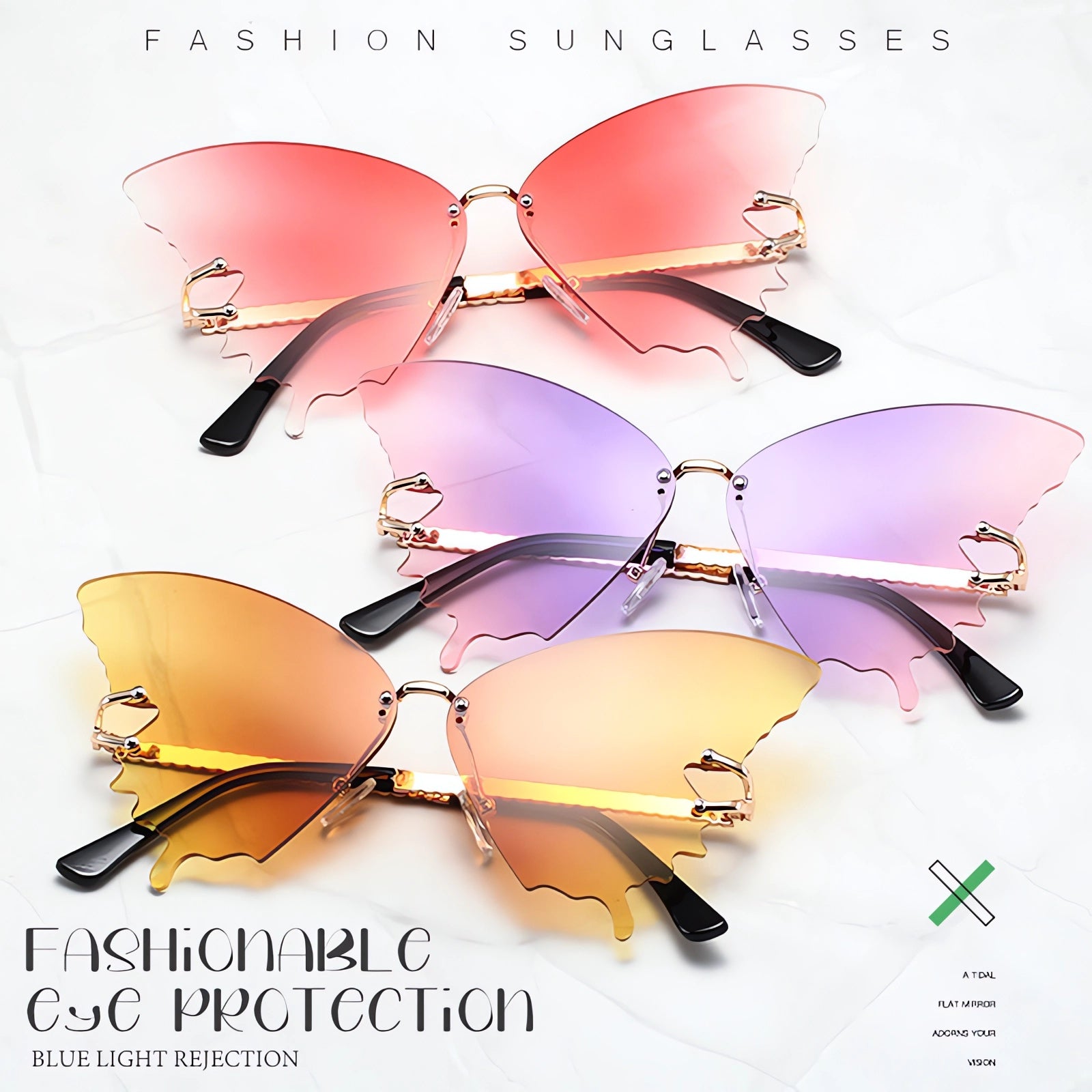 Butterfly Gradient Sunglasses