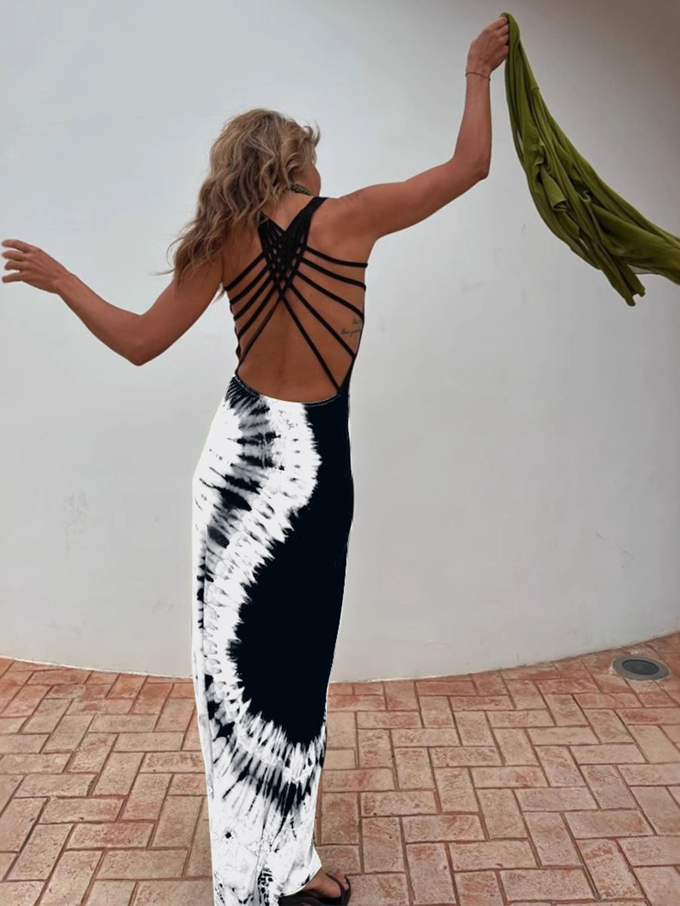 Gradient Eclipse Maxi Dress